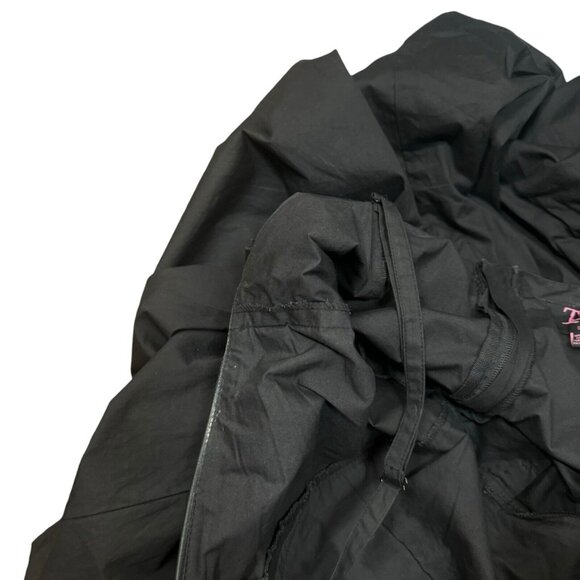 Tripp NYC Daang Goodman Black‎ Mini Dress Plus Sz 4X Faux Leather Trim Goth Punk - Picture 13 of 16